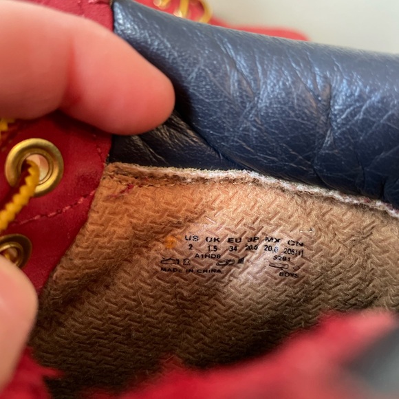 Timberland Youth Red Lace up Boots 2Y - Picture 4 of 5